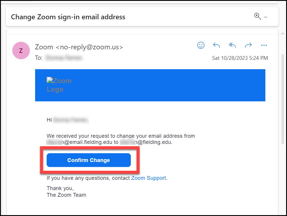 How to Change Your Email Address in Zoom Fielding Graduate University